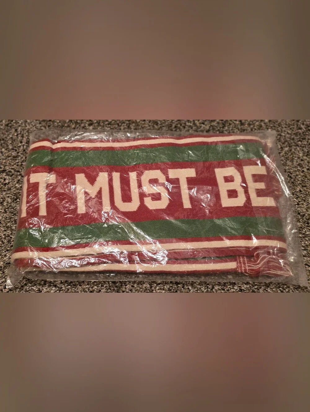 Chris Young It Must Be Christmas Tour Knit Beanie Hat & Scarf Set NIP